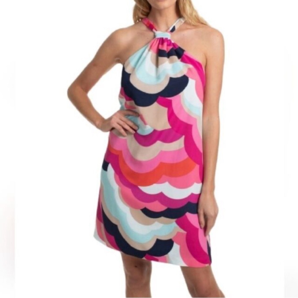 Trina Turk - Womens Printed Sleeveless Shift Dress